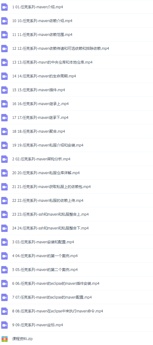 maven入门到巨神（备java基础）视频教程网盘下载插图(1)